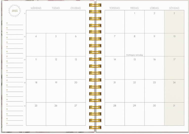 Kalender 2025 Life Planner Essentials A6, Övrigt