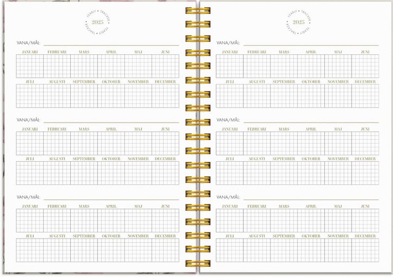Kalender 2025 Life Planner Essentials A6, Övrigt