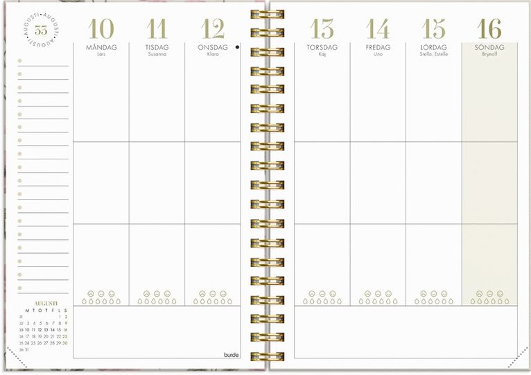 Kalender 2026 Life Planner Essentials A6, Övrigt