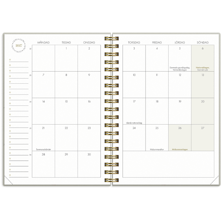 Life Planner Essentials A6 2027, Övrigt