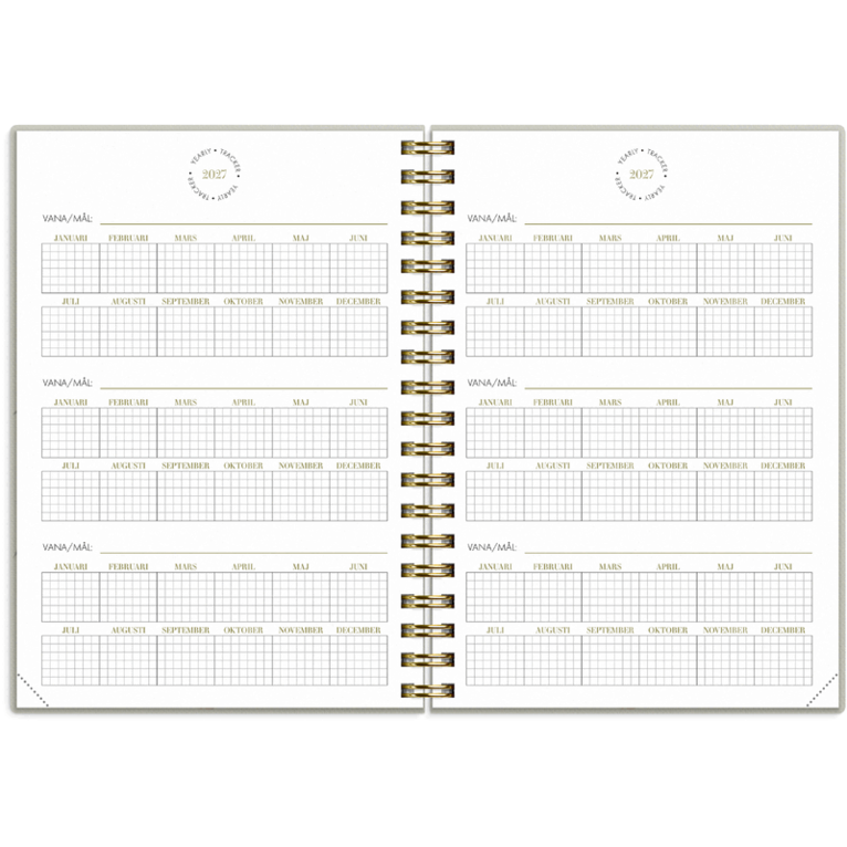 Life Planner Essentials A6 2027, Övrigt