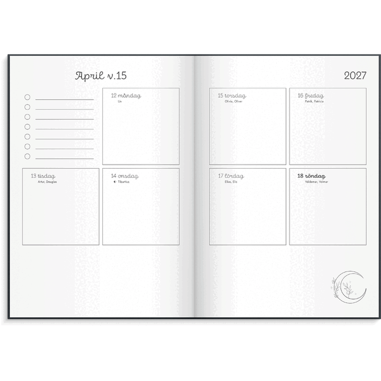 Kalender 2026-2027 Doodle inbunden, Övrigt