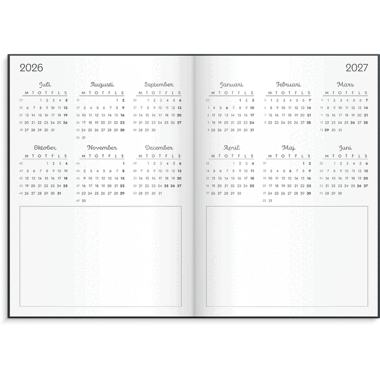 Kalender 2026-2027 Doodle inbunden, Övrigt