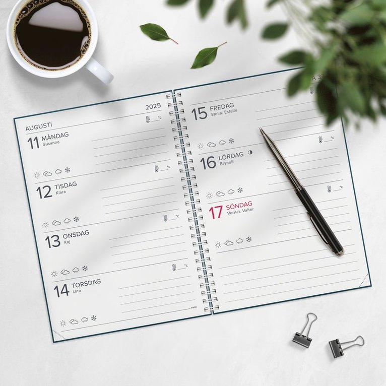 Kalender 2025 XL-kalendern, Övrigt