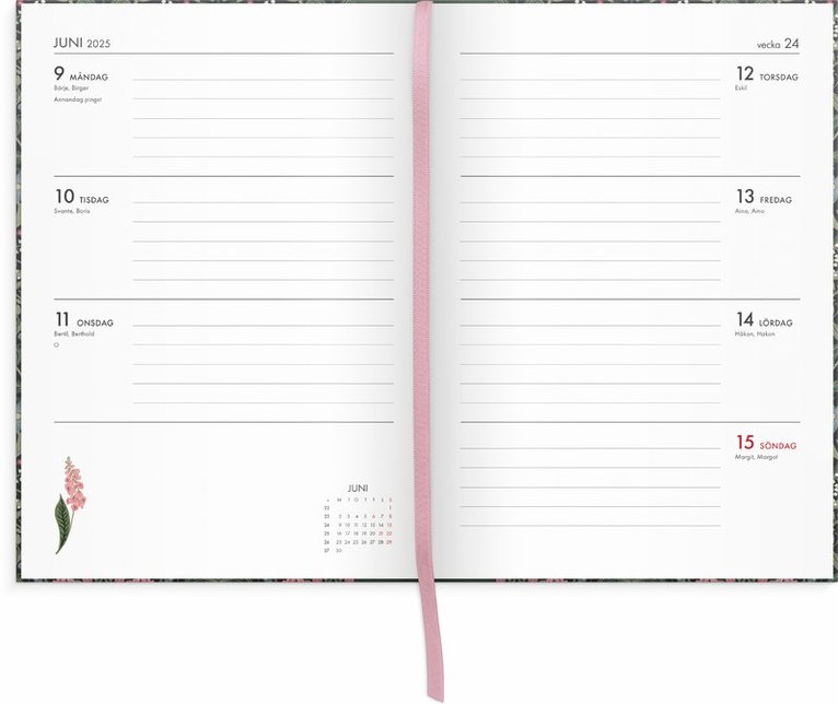 Kalender 2025 A5 Hanna Wendelbo, Övrigt