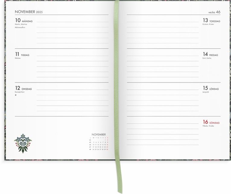 Kalender 2025 A5 Hanna Wendelbo, Övrigt