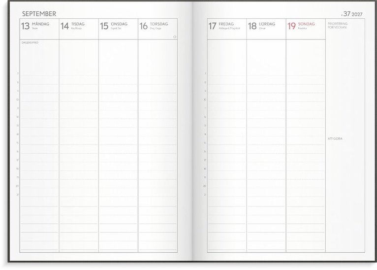 Kalender 2027 A5 Hannes Mauritzson, Övrigt