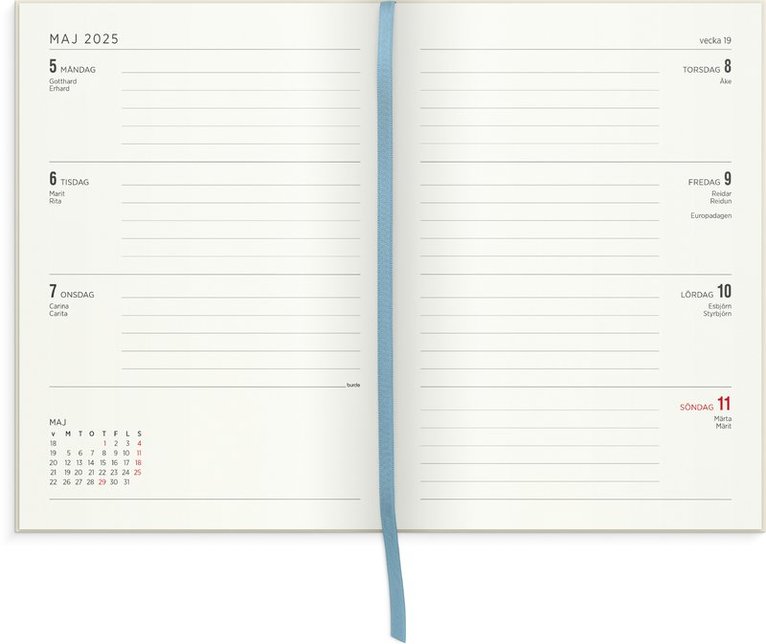 Kalender 2025 A5 Elsa Beskow Årets saga, Övrigt