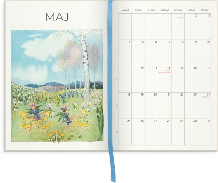 Kalender 2026 A5 Elsa Beskow, Övrigt