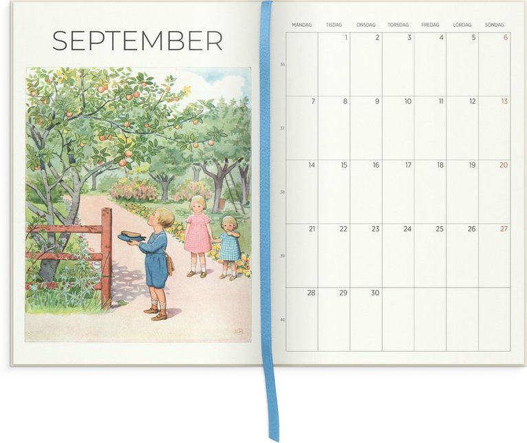 Kalender 2026 A5 Elsa Beskow, Övrigt