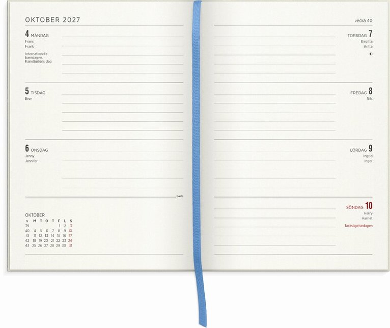 Kalender 2027 A5 Elsa Beskow, Övrigt