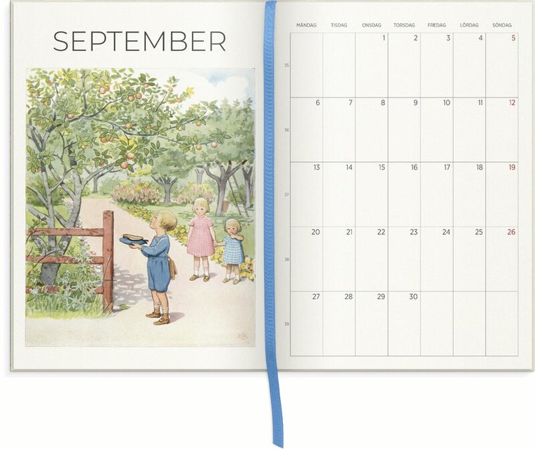 Kalender 2027 A5 Elsa Beskow, Övrigt