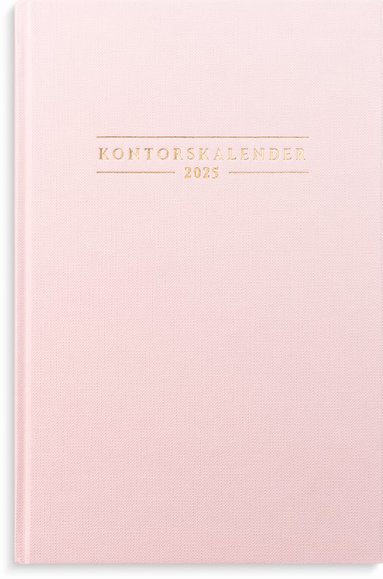 Kalender 2025 Kontorskalender rosa 1