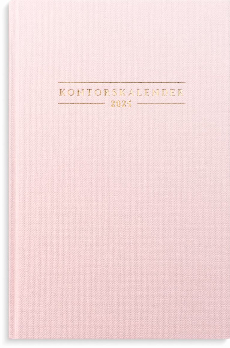 Kalender 2025 Kontorskalender rosa 1