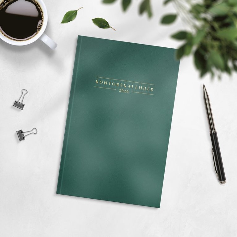 Kalender 2026 Kontorskalender grön, Övrigt
