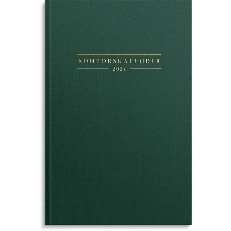 Kontorskalender 2027 grön, Övrigt