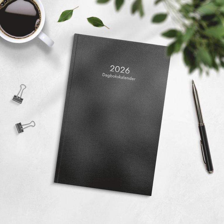 Kalender 2026 Dagbokskalender svart, Övrigt