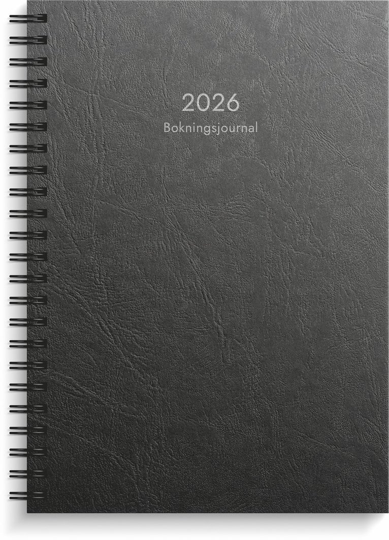 Kalender 2026 Bokningsjournalen svart kartong, Övrigt