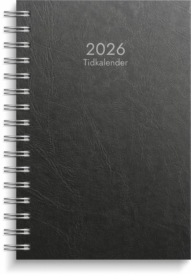 Kalender 2026 Tidkalender svart kartong, Övrigt