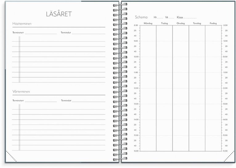 Kalender 2025-2026 Student Planner A6, Övrigt