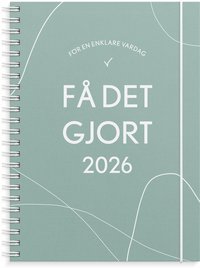 Kalender 2026 Få det gjort grön
