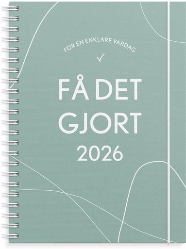 Kalender 2026 Få det gjort grön 1