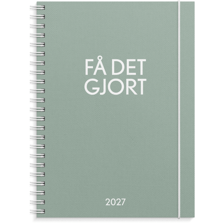 Kalender Få det gjort 2027 grön, Övrigt. Tillgänglighet: Lägg i varukorg