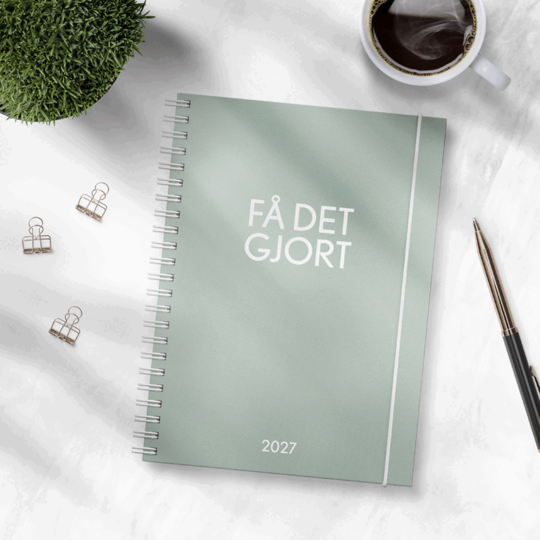 Kalender Få det gjort 2027 grön, Övrigt