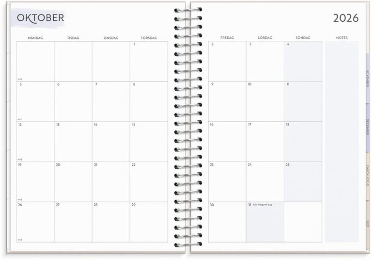 Kalender 2026 Life Organizer A5 Family, Övrigt