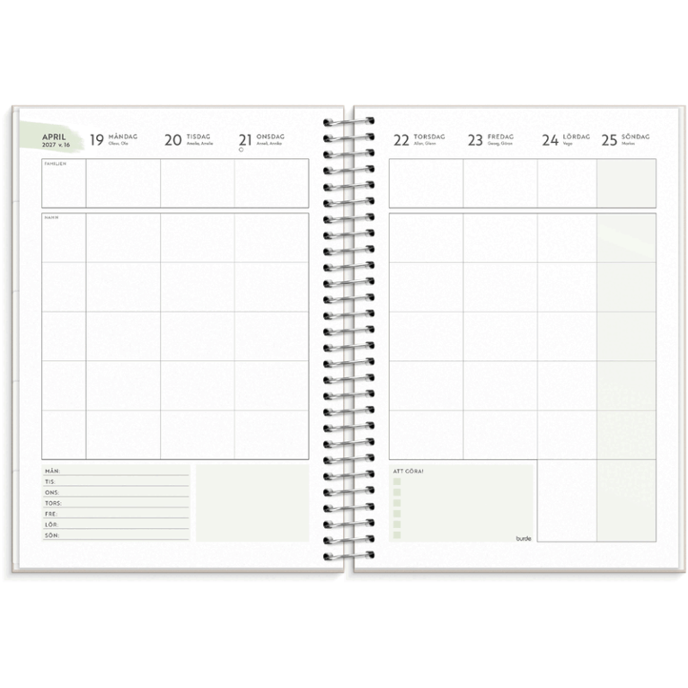 Life Organizer A5 Family 2027, Övrigt