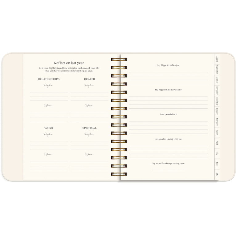 Kalender 2026-2027 Life Planner Pastel Flowers, Övrigt