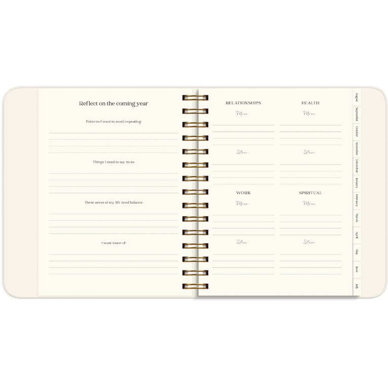 Kalender 2026-2027 Life Planner Pastel Flowers, Övrigt