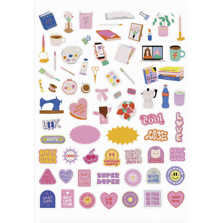 Kalender 2026-2027 Life Planner Pastel Flowers, Övrigt