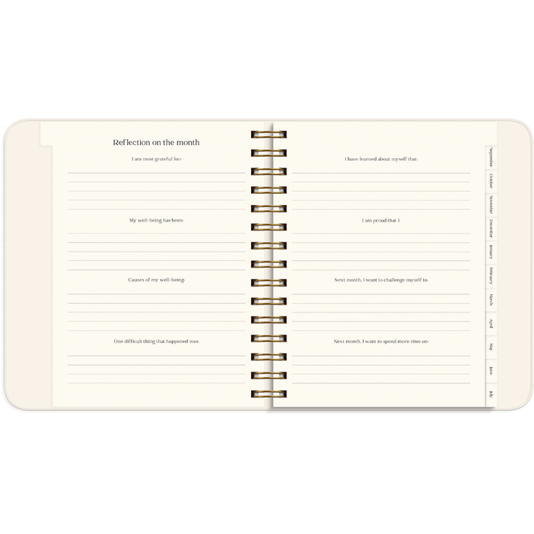 Kalender 2026-2027 Life Planner Pastel Flowers, Övrigt