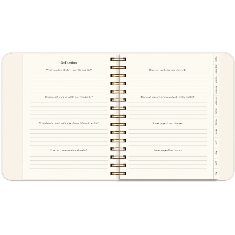 Kalender 2026-2027 Life Planner Pastel Flowers, Övrigt