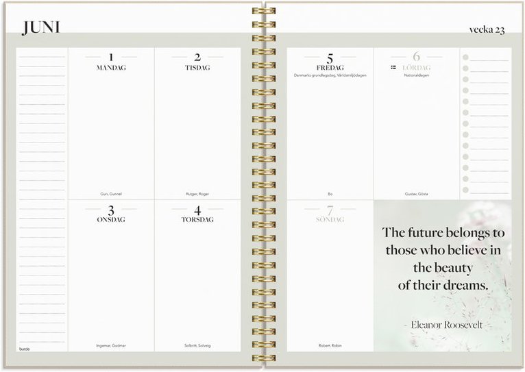 Kalender 2026 Life Planner Inspiration, Övrigt