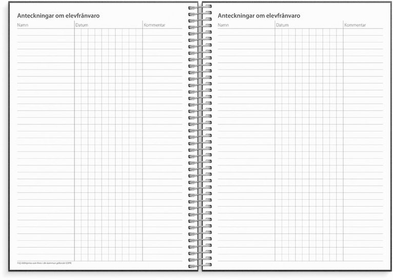 Kalender 2025-2026 Lärarkalendern, Övrigt