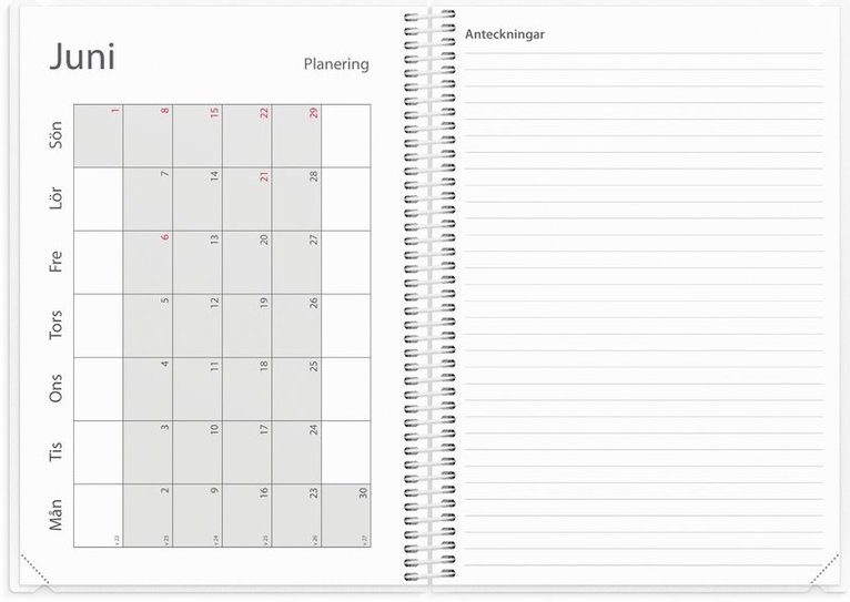 Kalender 2025-2026 Lärarkalendern Ämnes, Övrigt