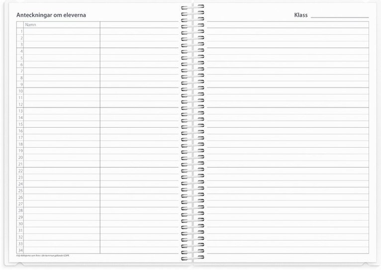 Kalender 2025-2026 Lärarkalendern Ämnes, Övrigt