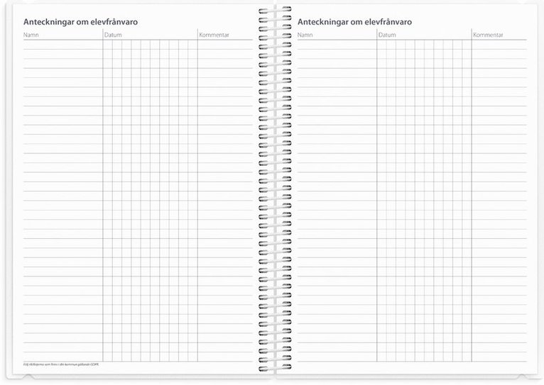 Kalender 2025-2026 Lärarkalendern Ämnes, Övrigt