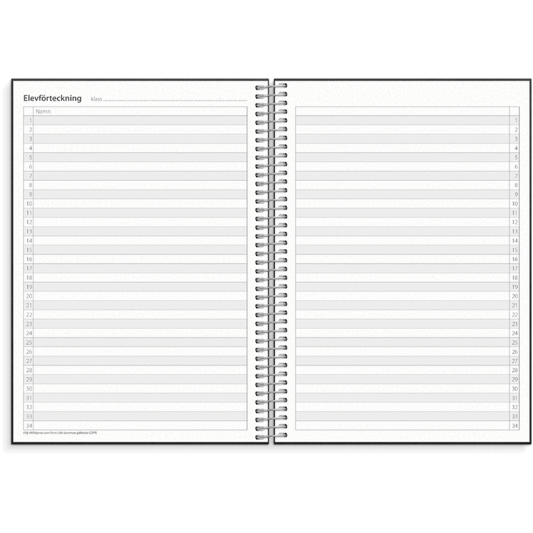 Kalender 2026-2027 Noteringskalendern för lärare, Övrigt