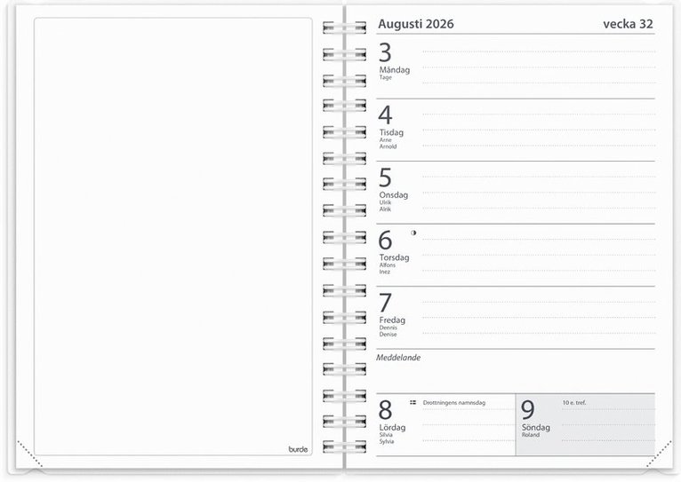 Kalender 2025-2026 Loggkalendern A6, Övrigt