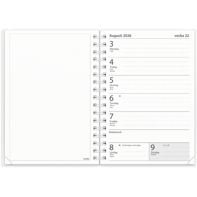 Kalender 2026-2027 Loggkalendern A6, Övrigt