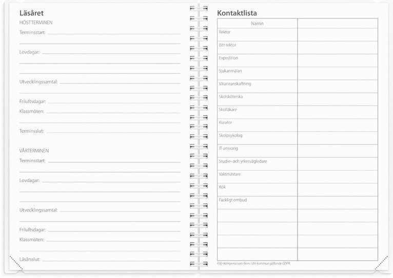 Kalender 2025-2026 Loggkalendern A5, Övrigt