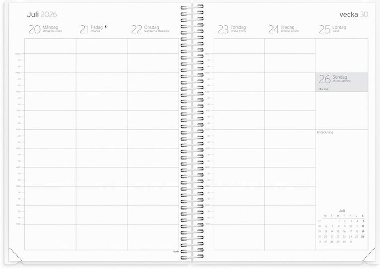Kalender 2025-2026 Stora Lärarkalendern, Övrigt