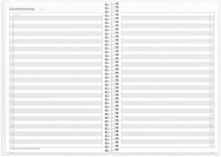 Kalender 2025-2026 Stora Lärarkalendern, Övrigt