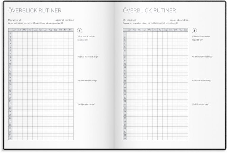 Kalender 2026 Goal Planner, Övrigt