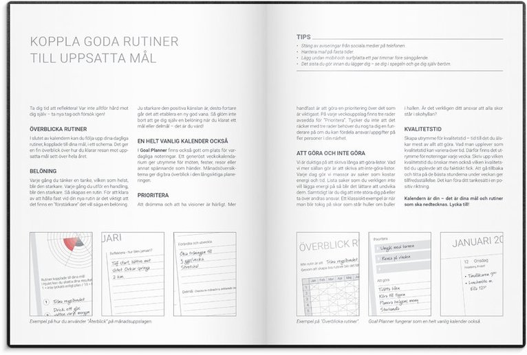Kalender 2026 Goal Planner, Övrigt
