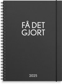 Kalender 2025 Få det gjort svart