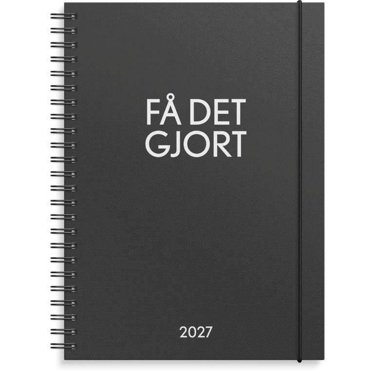Kalender Få det gjort 2027 svart, Övrigt. Tillgänglighet: Lägg i varukorg